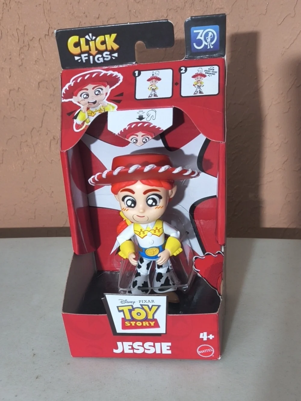 New In Box Mattel Toy Story Click Figs Jessie
